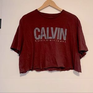 Calvin Klein | Cropped Tee Shirt